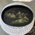 1960s Vintage Hand-Painted Lacquer on Wood Chinoiserie Landscape Tray For Sale In Houston - Image 6 of 11