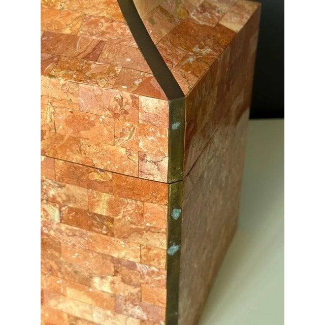 1980s 1980s Tessellated Stone Box Attributed to Maitland Smith For Sale - Image 5 of 12