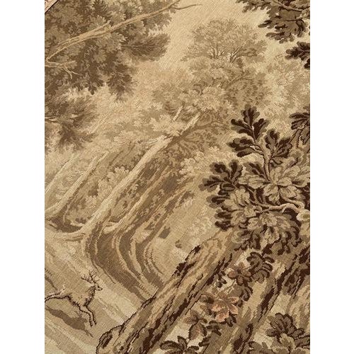 1940s Vintage French Aubusson Style Jacquard Tapestry, 1940s For Sale - Image 5 of 18