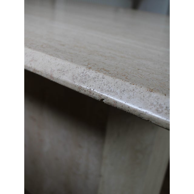 Vintage Travertine Dining Table, 1960s For Sale - Image 10 of 13