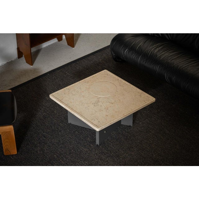 Rare coffee table designed by designer duo giuseppe nerone and gianni patuzzi and manufactured by gruppo np2 in italy in...