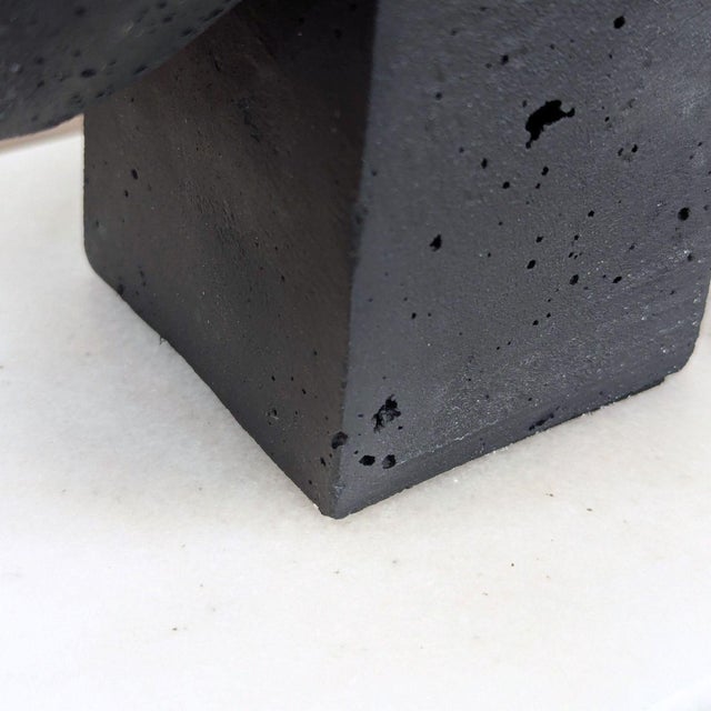 Arteriors Home Modern Abstract Face Sculpture on Marble Base For Sale In San Francisco - Image 6 of 7