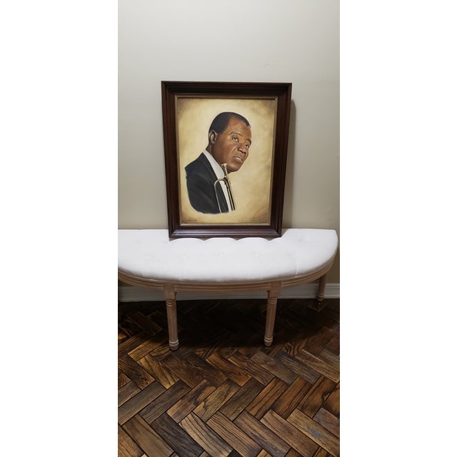 1983 Commissioned Portrait of Louis Armstrong by Anderson (last name). This portrait was commissioned by my mother to a...