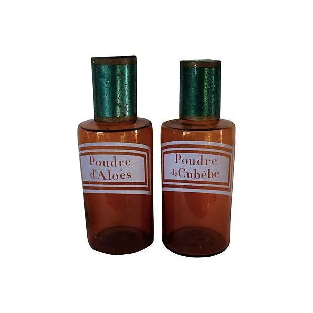 Farmhouse French Oversized Apothecary Jars, a Pair For Sale - Image 3 of 3