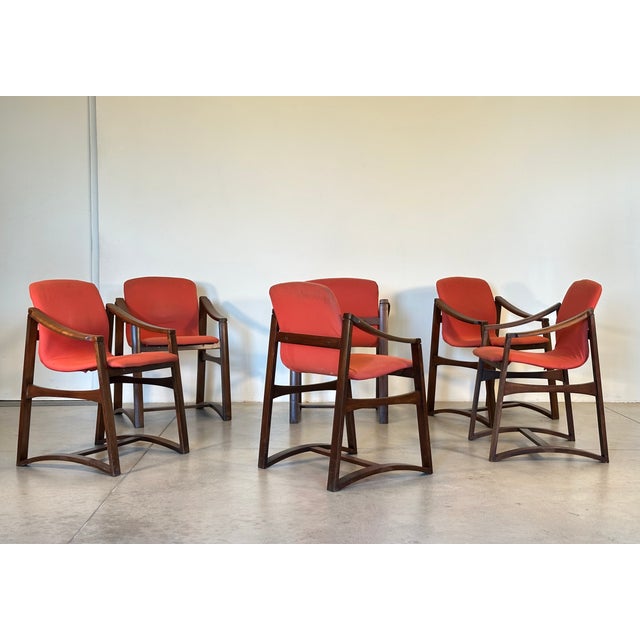 Beech Chairs, 1960s, Set of 6 For Sale - Image 14 of 14