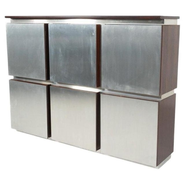 Mid-Century Modern Shelve in Wood and Metal from Acerbis, Italy, 1970s For Sale - Image 14 of 14