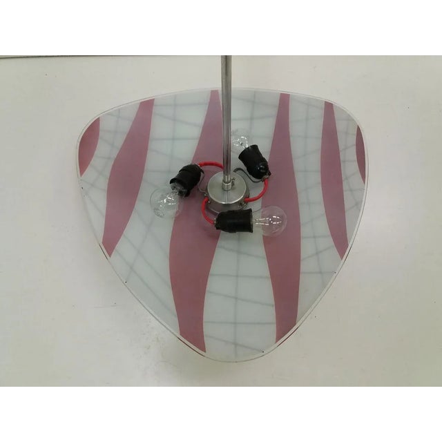 Mid-Century Glass Pendant from Napako, 1960s For Sale - Image 6 of 7