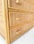 Vintage Glass Top Wicker Five-Drawer Chest of Drawers in Angraves Style, 1970s For Sale - Image 4 of 17