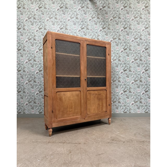 Vintage Glass-Fronted Cabinet, 1950s For Sale - Image 9 of 9