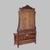 Antique Serpentine Foliate Carved Oak & Mirrored Gentleman’s Chest C1910 For Sale - Image 6 of 12