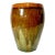 1980s Vintage Boho Chic Americana Arts & Crafts Pottery Studio Drip Glazed Tall Planter. For Sale