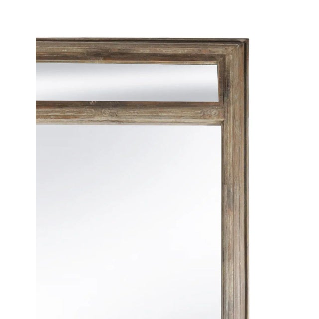 Rustic Vintage Rustic Wooden Rectangular Wall Mirror For Sale - Image 3 of 11