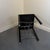 Wood Late 20th Century Post Modern Ebonized Wood & Chrome Dining Chairs (Set of 4) For Sale - Image 7 of 14