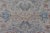2020s Arabesque All-Over Hand Knotted Oushak Designed in Ivory and Blue Tones For Sale - Image 5 of 13