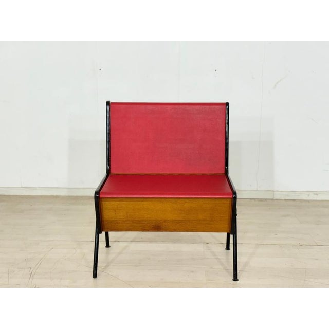 Vintage Industrial Style Bench For Sale - Image 11 of 11