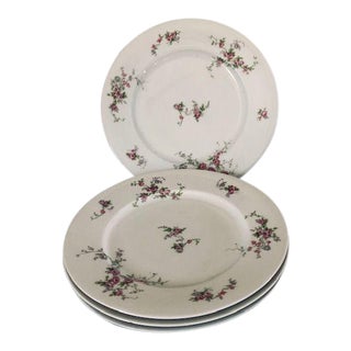 Vintage French Limoges Gda Plates S/4 For Sale