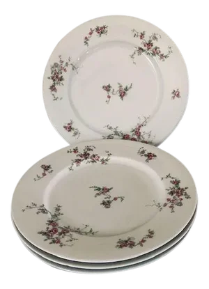 Vintage French Limoges Gda Plates S/4
