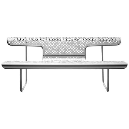 Metal Interior and Exterior Swiss Bench by Alfredo Häberli For Sale - Image 7 of 7