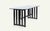 Vintage Art Deco Dining Table in Lacquered Wood and Crystal, Italy, 1970s For Sale - Image 3 of 9