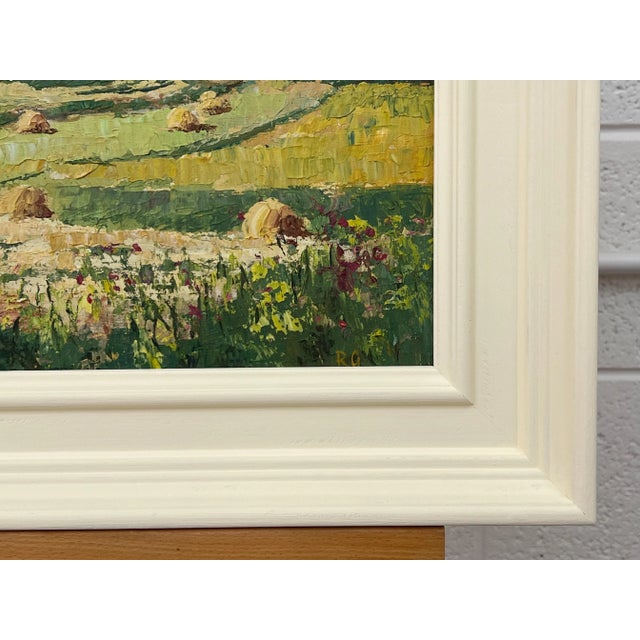 Scotland Landscape Art - Vintage Oil Painting of the Cullin Hills on Isle of Skye in Scottish Highlands, 1970 For Sale - Image 11 of 12