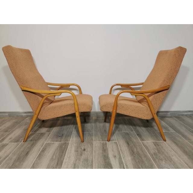 Set of Lounge Chairs by Antonin Suman for Ton For Sale - Image 17 of 18