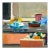 Abstract Kitchen Counter Painting by Marilyn Lanfear For Sale