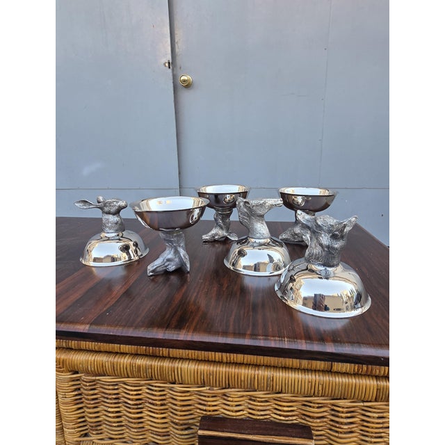 Vintage Ice Cream Cups, 1970, Set of 6, in Very Good conditions. Designed 1970 to 1979 This piece has an attribution mark,...