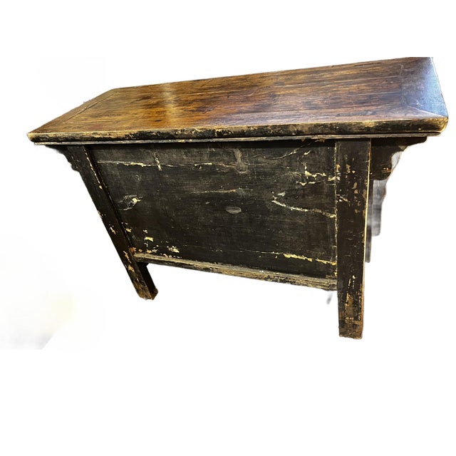 Antique Altar Coffer/Cabinet From Shanxi Province For Sale In Chicago - Image 6 of 9