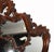 Italian Carved Console Table Mirror, 1920s, Set of 2 For Sale - Image 3 of 8