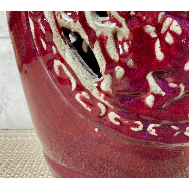 Sculpture Materials 1970s Vintage Concrete Dragon Stool Side Table For Sale - Image 7 of 12