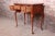 Mid 20th Century Baker Furniture Chippendale Banded Mahogany and Burled Walnut Sideboard Server, Newly Refinished For Sale - Image 5 of 13