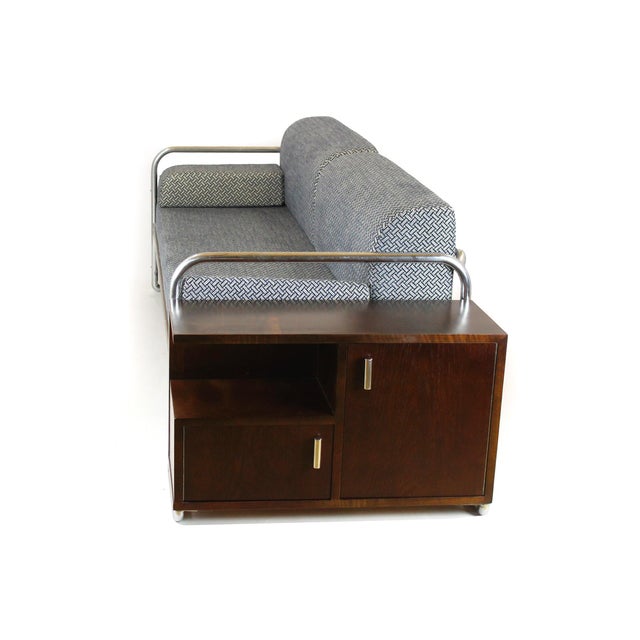 Bauhaus Tubular Steel Sofa by Robert Slezak, 1930s For Sale - Image 14 of 18