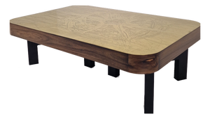 Etched Brass Coffee Table from Felix De Boussy, Belgium, 1976