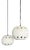 Hand-Crafted Textured Pendant Lights, Set of 2 For Sale