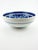 Vintage Blue, celadon green and white serving bowl. Chinoiserie design. Perfect for use when entertaining. This is a pre-...