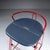 Vintage Navy Velvet Stool, in Worn conditions. Designed 1970 to 1979