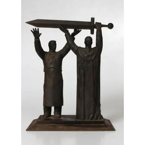 Kasli Cast Iron Figure For Sale - Image 4 of 13