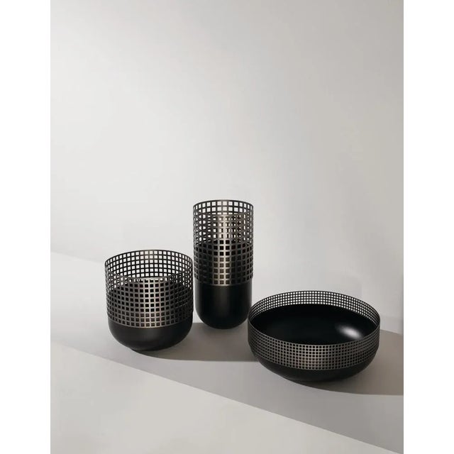 Contemporary Black Medium Vase by Mason Editions For Sale - Image 3 of 4