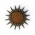 Spanish 20c Spanish Gilded Iron Sun Mirror For Sale - Image 3 of 3