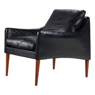 Model 800 Lounge Chair in Leather by Hans Olsen for CS Mobler, 1958 For Sale
