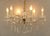 German Crystal Glass Chandelier, 1970s For Sale - Image 3 of 16