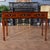 2020s Mahogany Banded Console Table For Sale - Image 5 of 12