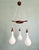 Scandinavian Chandelier in Teak and White Satin Glass, 1960s For Sale - Image 12 of 14