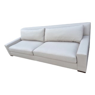 Restoration Hardware (Rh) Parisian Track Arm Sofa – Luxe Depth, 9' – Holland & Sherry Wool Twill in Dove For Sale