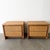 Aldo Tura 1970s Walnut Burlwood Nightstands With Cane Fronts MCM For Sale - Image 4 of 10