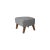 Contemporary Grey and Smoked Oak Raf Simons Vidar 3 My Own Chair Footstools by Lassen, Set of 4 For Sale - Image 3 of 6