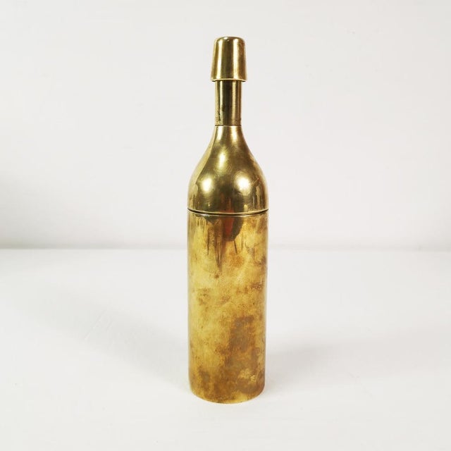 Modernist Brass Shaker, Italy, 1960s For Sale - Image 14 of 14