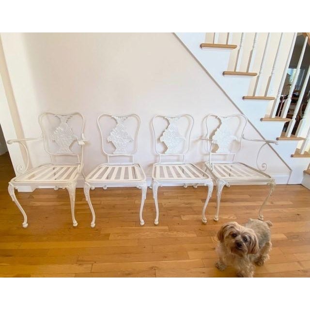 Set of 4, Russell Woodard Dining Chairs, For Sale - Image 12 of 12