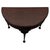 20th Century Edwardian English Mahogany Demi-Lune Card Table, 1890s For Sale - Image 6 of 13