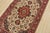 An authentic vintage traditional Qom rug, hand-knotted with fine wool and silk highlights, using natural dyes. This...